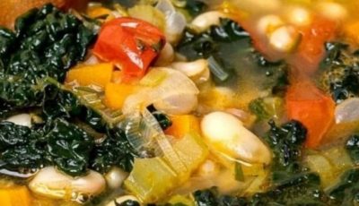kale and white bean soup