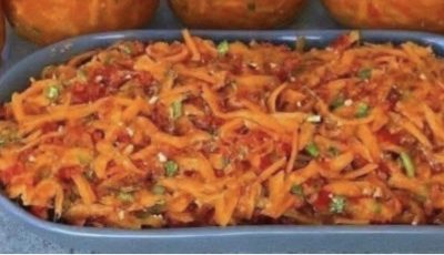 no-cook shredded carrot salad