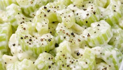 Creamy Celery Salad (Easy 4-Ingredient Classic Side Dish)