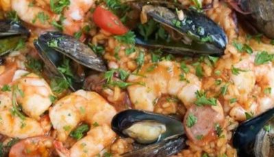 Authentic Seafood Paella