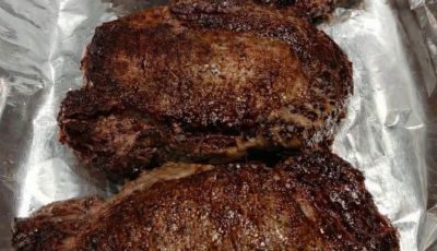 Rib eyes in the air fryer Recipe