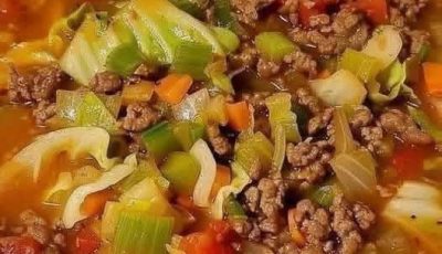 Slow Cooker Cabbage Roll Soup