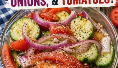 Marinated Cucumbers, Onions & Tomatoes